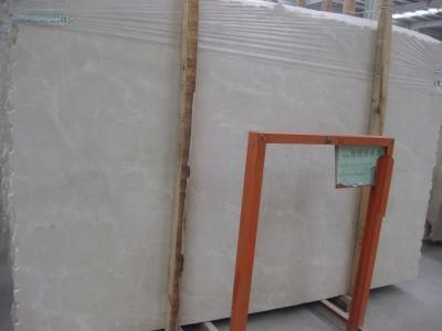 Imported Beige Marble From Italia, Polished Crema Marfil Tile/Slab