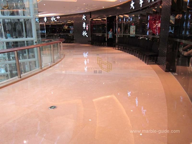China Shayan Beige Marble Tiles for Flooring/Wall/Staircase/Interior/Hotel Projects