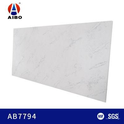 Scratch Resist Honed Finish Quartz Kitchen Countertops 3000mm X 1400mm