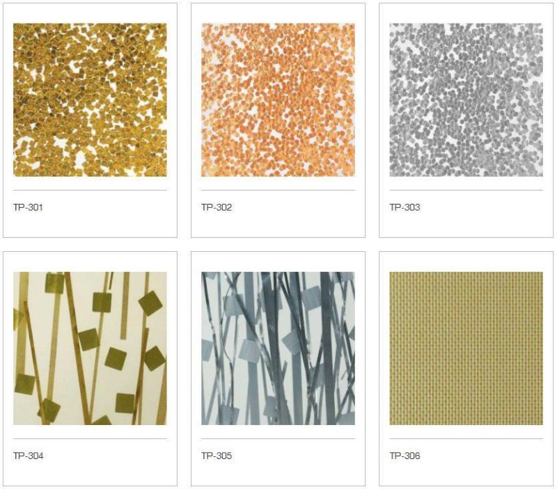 Popular Gold PETG Sheet Decorated Acrylic Hotel Divider