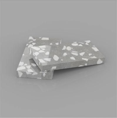 Zanshare Engineered Stone Kitchen Countertops Design Big Crystal Grey Quartz Stone