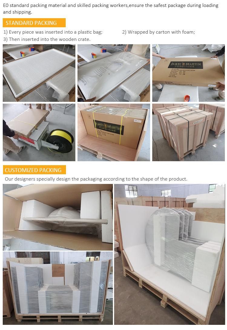 Artificial Marble Vanity Tops for Bathroom or Kitchen Countertop