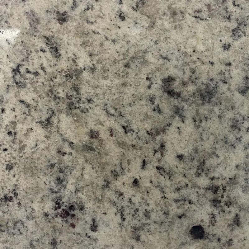 off- White and Smooth Surface Granite with Rich Texture Use for Countertops and Decorations