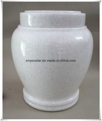 White Marble Cemation Funeral Urns Design for Funeral Home