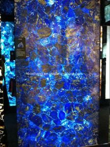 Blue Translucent Agate Semiprecious Stone