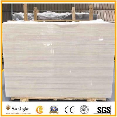 Manufacturer Floor Wall Tiles Straight Grain White Jade Slabs for House Decoration