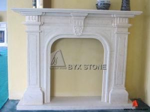 Natural Marble Stone Carved Fireplace for Home Decoration