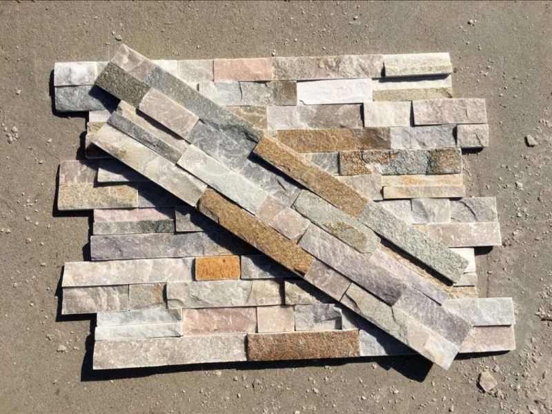 Z Shape Stacked Stone Veneer Wall Panel