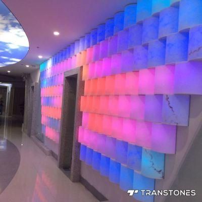 Wholesale Translucent Resin Panel Backlit Wall Panel