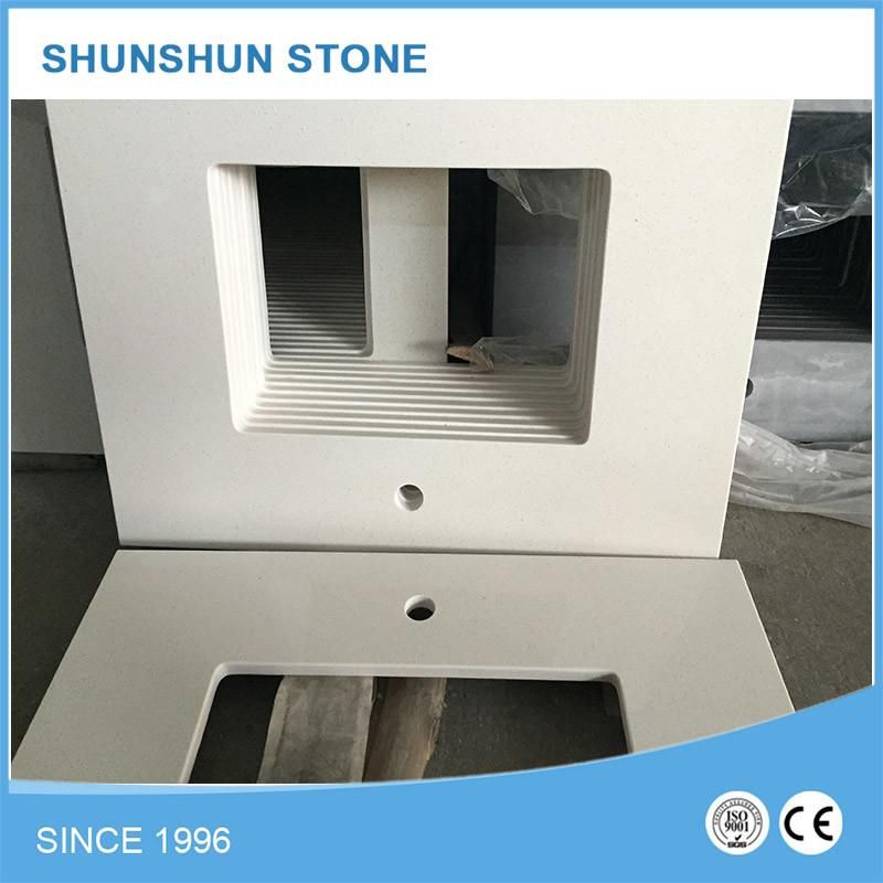 Cheap Kitchen White Star Quartz Stone Countertop