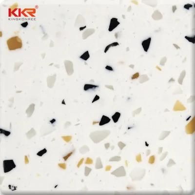 Kkr 8mm 12mm 30mm Terrazzo Finish Acrylic Solid Surface Plates Panel Slabs Sheet