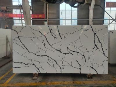 Special Design Quartz Stone Slab 6033 with Beautiful and Clear Veins