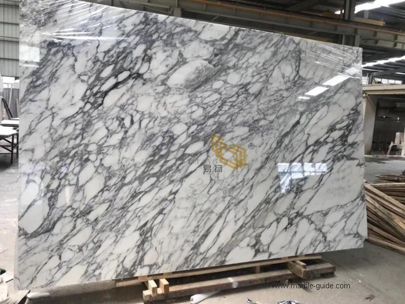 Arabescato Carrara White Marble Tile for Flooring/Wall Marble Slab for Kicthen/Bathroom/Vanity/Countertop