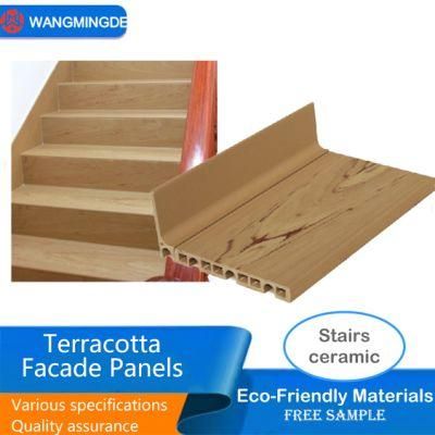 Stairs Decoration Technology Terracotta Facade Panels for Buildings Stair