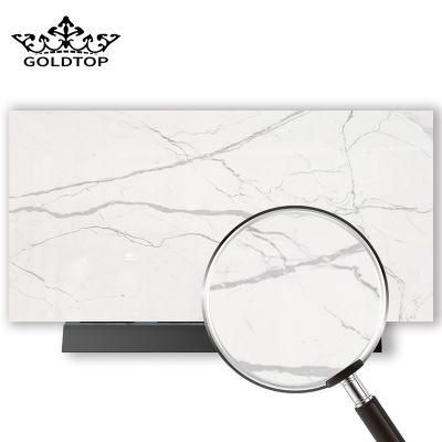 China Natural Stone Polished/Honed Calacatta White Marble for Countertops/Floor/Wall Slabs/Tiles/Stairs/Sills/Column/Mosaic Interior Decoration