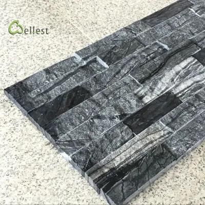 M711 Marble Culture Stone Polished and Natural Ancient Wood Grain