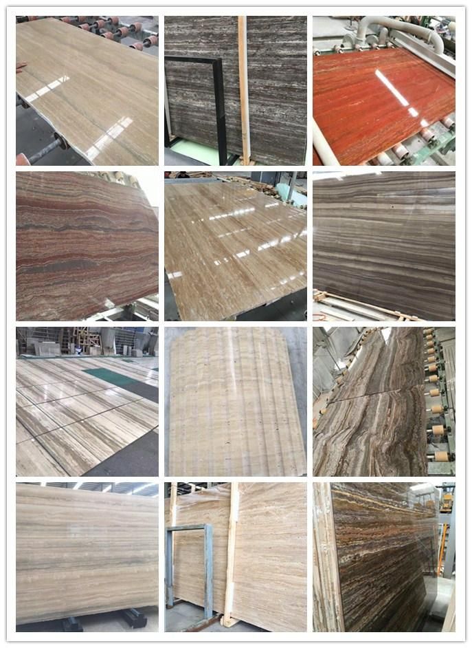 Golden Walnut Travertine Slabs for Project Tiles