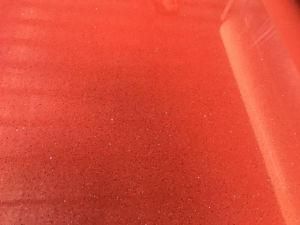 China Wholesale Red Color Quartz Slab