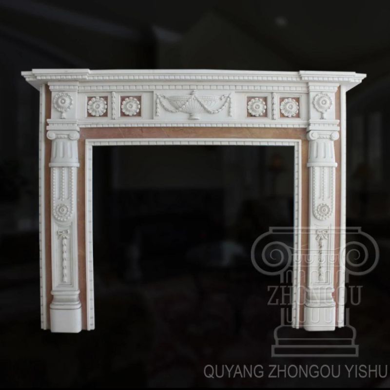 Select Many Color and Pattern Kinds of The Marble Fireplace Sculpture
