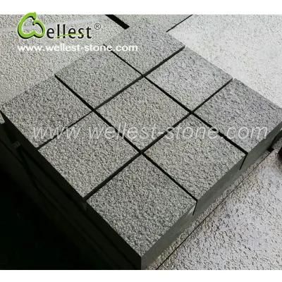 Natural Stone 10X10 Bush Hammered Surface Sawn-Cut Edge Cube Paving Stone with Best Price