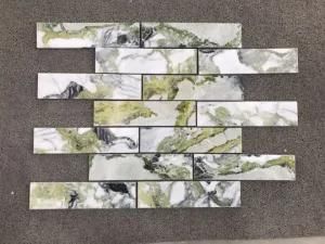 Ice Cold Green Natural Marble Mosaic Tiles