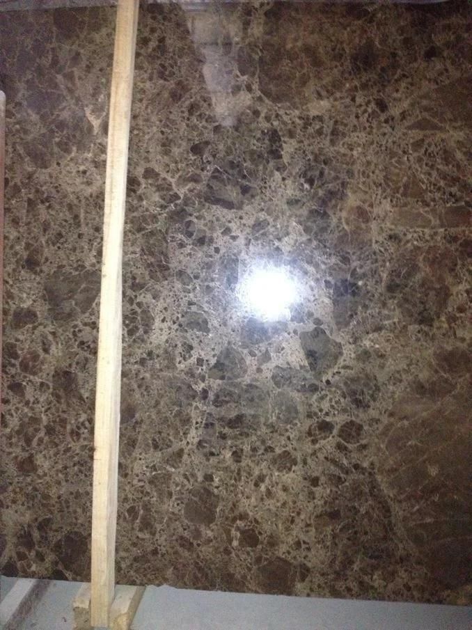 Tan Brown Marble Tiles for Stairs Steps and Riser with Antislip Groove