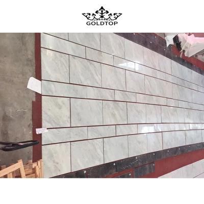 Natural Stone Cut to Size Polished Volakas White Marble Floor Tiles/Tabletop/Slab Tiles/Countertop /Wall Tiles