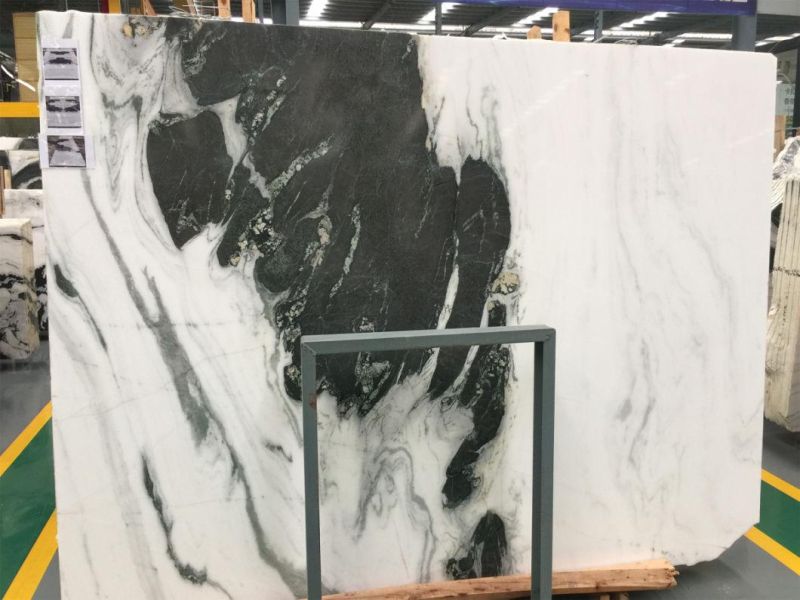 Panda White Marble Stone for Flooring Tiles Slabs Countertops/Worktops/Vanitytops