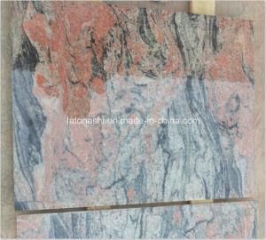 Multi-Color Red Granite Slab for Tile, Countertop, Tombstone