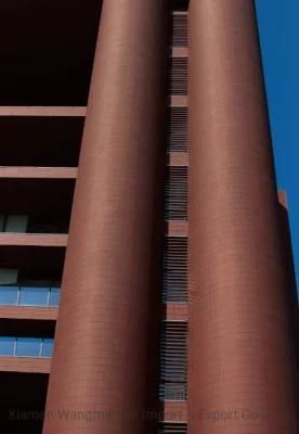 Brown Terracotta Facade Panels for Building Exterior Wall Decoration