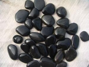 Black Polished Pebble