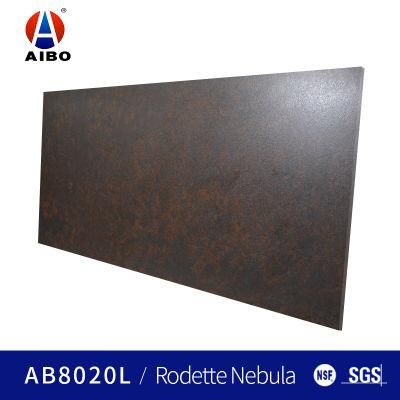 Durable Brown Artificial Calacatta Quartz Stone