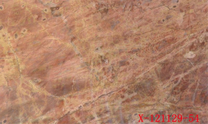 Hotsale Chinese Polished Dailey Red Marble Slabs