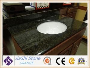 Modern Black Granite Countertop for Bathroom with 1200*600mm*3mm