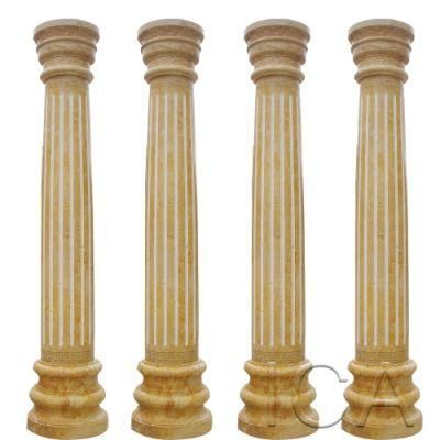 High Quality Natural Stone Carved Marble Columns