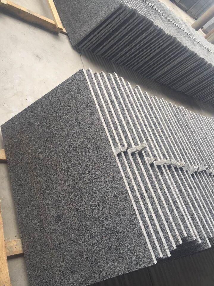 Chinese Dark Grey Granite Hn G654 Polished Slab Customized Size Wall Tile Floor Tile