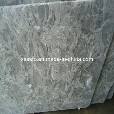 Grey China King Flower Marble Slabs for Wall and Flooring