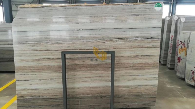Luxury Crystal Wood Marble Slabs/Tiles Stone Countertops/Countertop for Kitchen Project Wholesale
