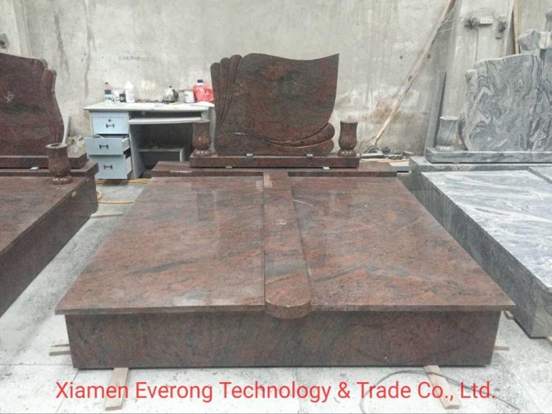 G664/G603/G654/G623/China Black/Chinese South African Black/Aurona/Bahama Blue Granite Headstone/Momument/Gravestone/ Tombstone of Romania/Poland/Ireland Style