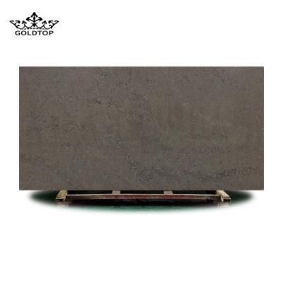 Turbin Grey Bathroom Vanity Wall Panels Kitchen Cabinet Countertops Island Worktop Table Tops Artificial Stone Slab Quartz Tiles