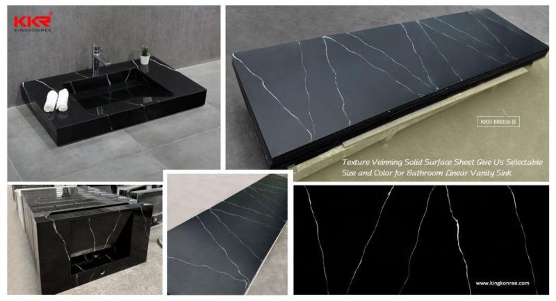 Kkr Small Chips Modified Acrylic Solid Surface Resin Wall Panel