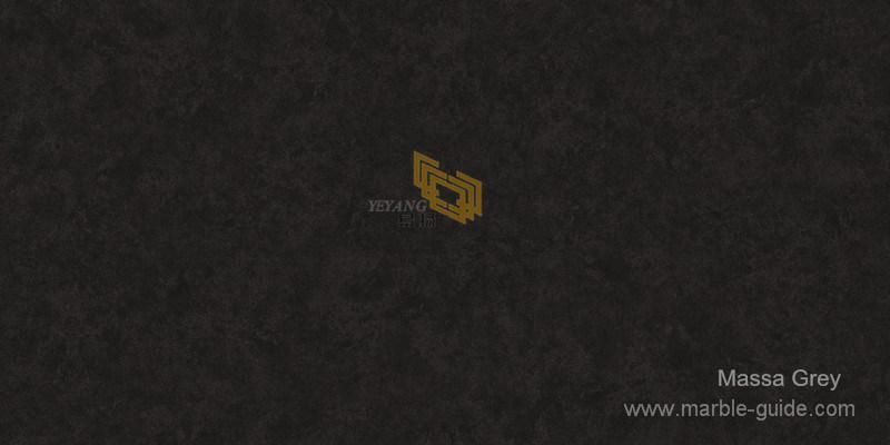 Faux Stone Honed Black/Grey Sintered Stone Slab for House/Interior/Decoration/Table/Countertop/Worktop