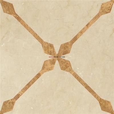 Fashion Good Price Waterjet Marble Tile