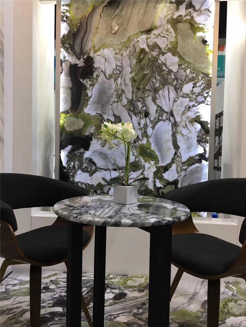 Hot Sale Big Slab Primavera Ice Jade Cold Emerald Green Marble for Wall Floor Countertops