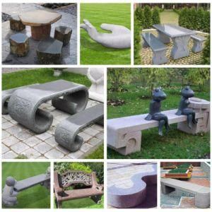 Customizable Chinese Grey Granite Stone Stone Stool