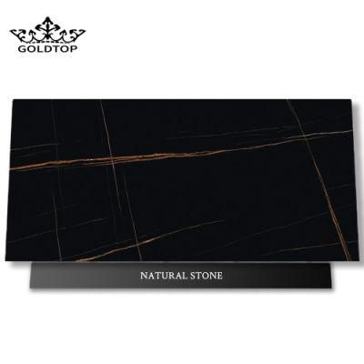 China Natural Stone Beige/Grey/Red Portoro Laurent/Black/Gold Marble for Wall Floor Countertop Interior Design