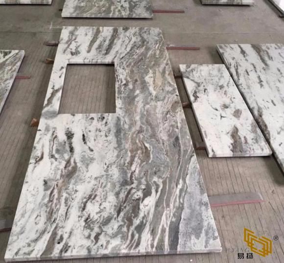 Brown Granite Stone Table Countertop for Kitchen Cabinets Bathroom Vanity