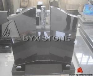 European Style Traditional Upright Headstone / Tombstone