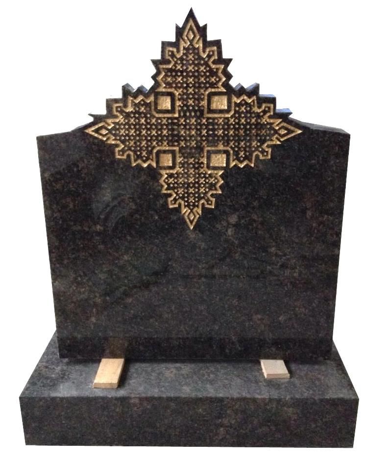 Cemetery Ornaments Customs Natural Granite Headstone Monument