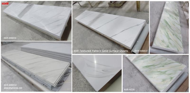 White Marble Acrylic Stone Solid Sruface DuPont Corian Sheet Price